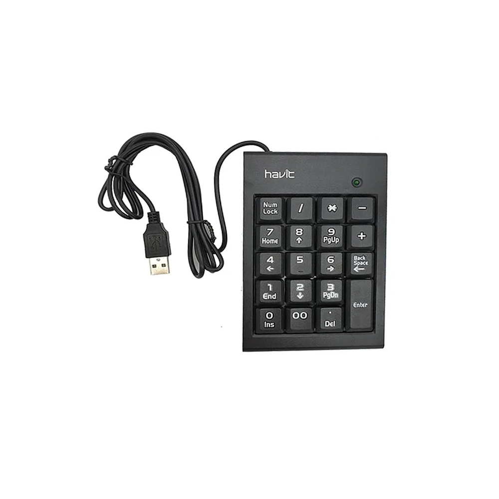 Teclado numerico havic 19 keys numeric keyboard