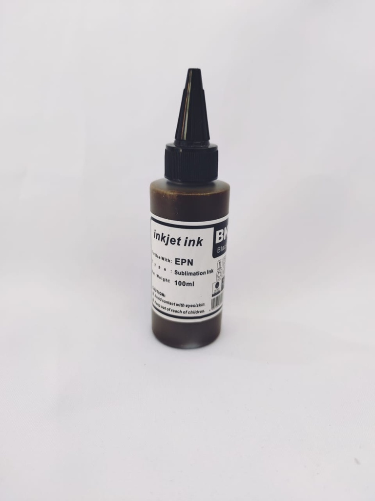 Tinta de sublimacion SubliTek negra
