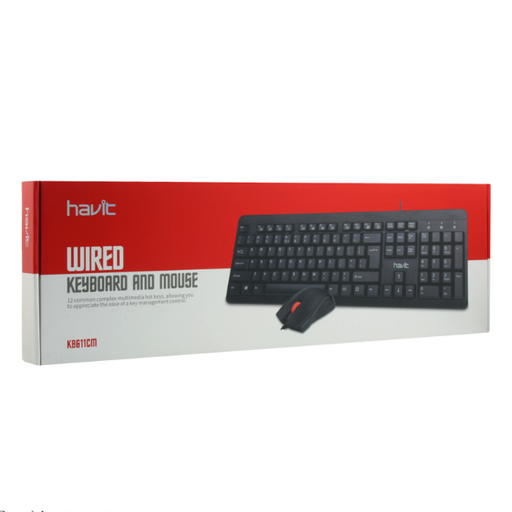 Teclado y Mouse Havit Wired KB611cm