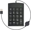 Teclado de número de contabilidad financiera