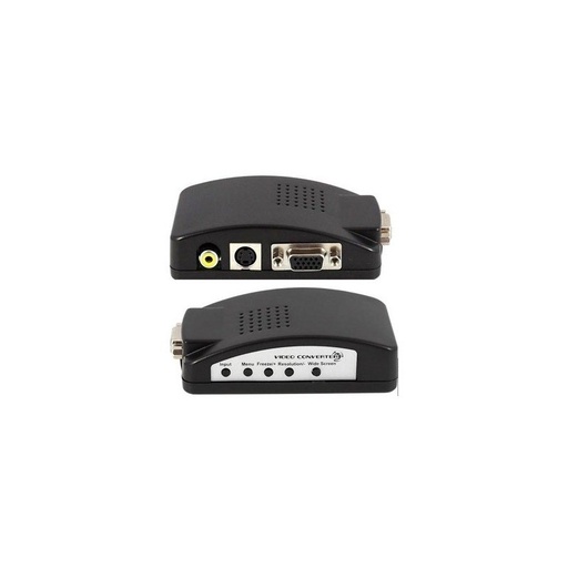 Convertidor RCA y S-Video A VGA