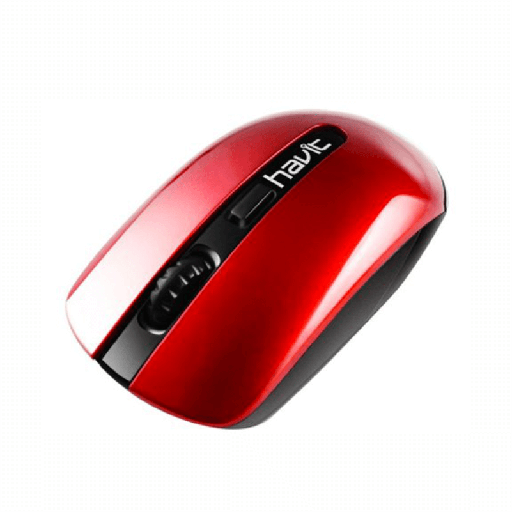 MOUSE HAVIC INALAMBRICO, ROJO