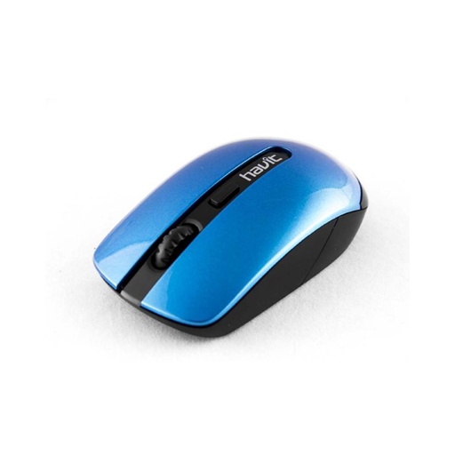 Mouse havic inalambrico, azul