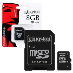 Memoria micro sd kington 8gb
