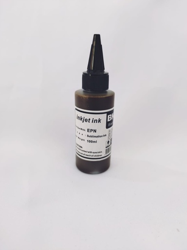 Tinta de sublimacion SubliTek negra