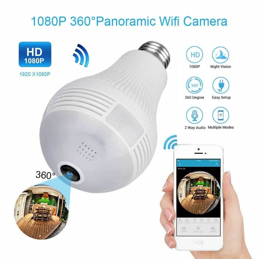 [V380] Bombillo Wifi Smart net camera