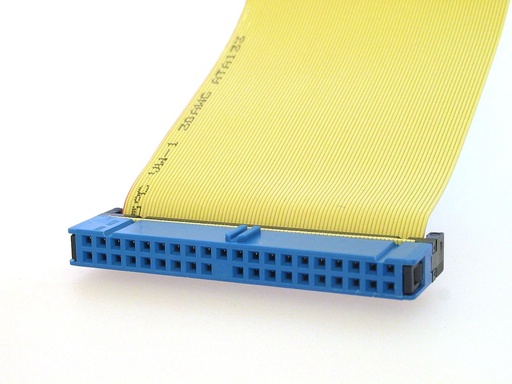 Conectores IDE ATA disco duro HDD la cinta del cable amarillo