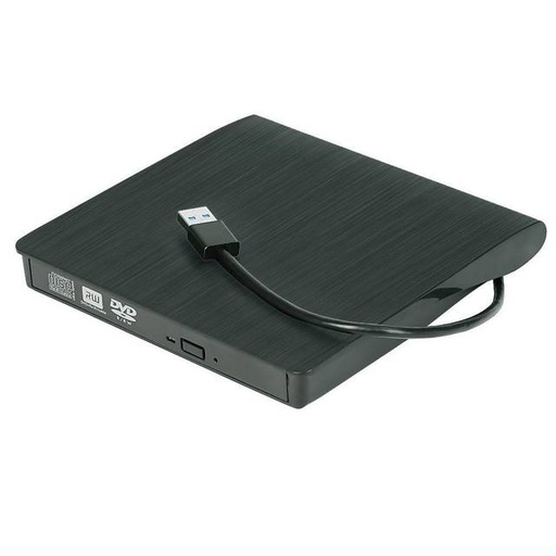 Unidad de CD/DVD +/-RW USB 3,0 externa, delgada, grabadora de reescritura de CD/ROM