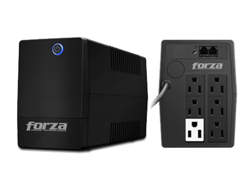 FORZA - UPS NT-1011D, 1000VA / 500 WATSS 6 TOMAS DE CORRIENTE.